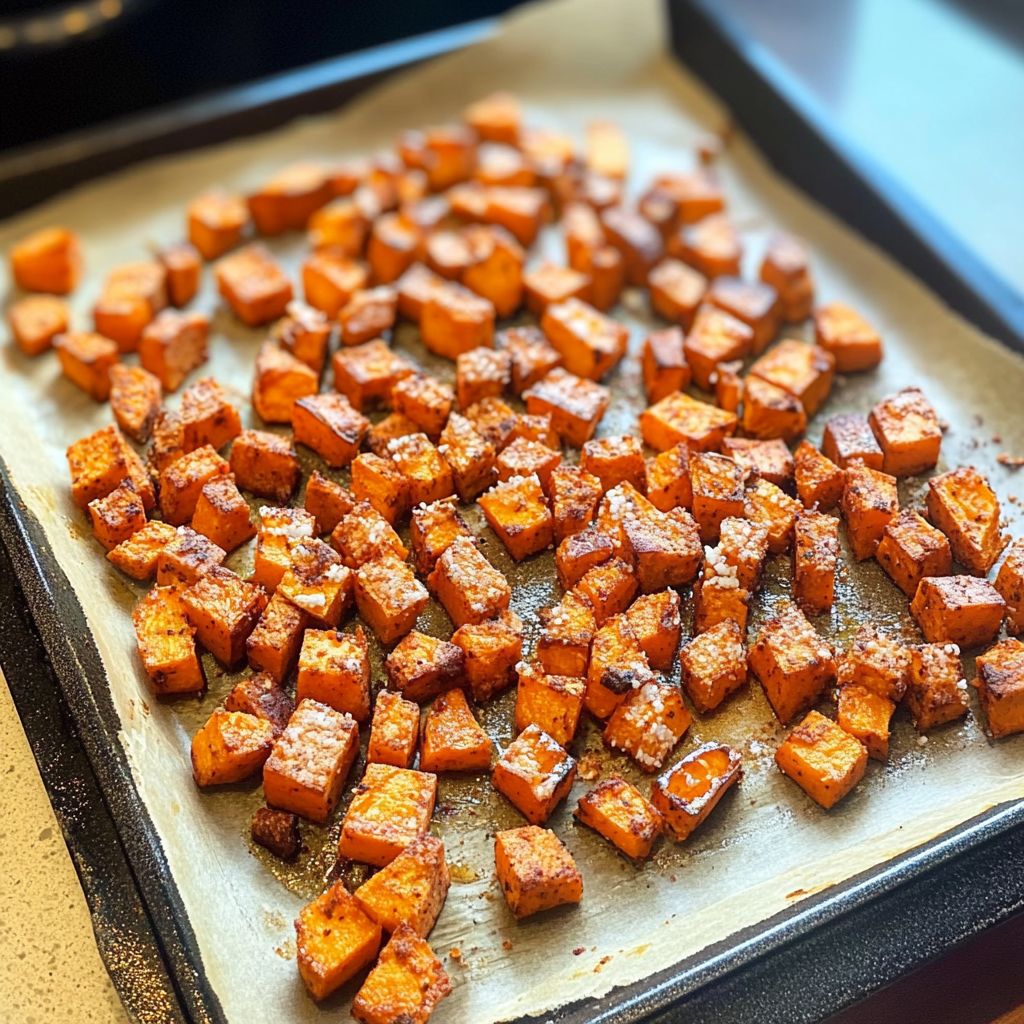 Recipe preparation for Chipotle Sweet Potato