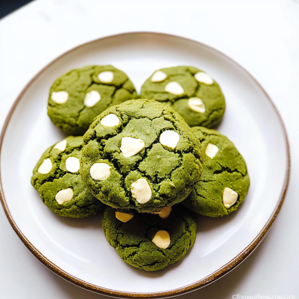Recipe preparation for Matcha Green Tea Cookies