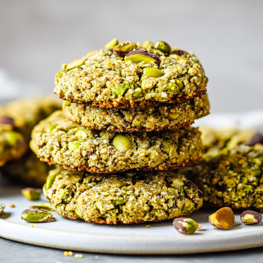 Recipe preparation for Pistachio Cookies