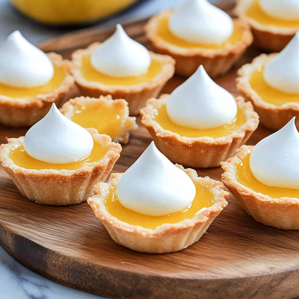 Recipe preparation for Mini Lemon Meringue Tarts